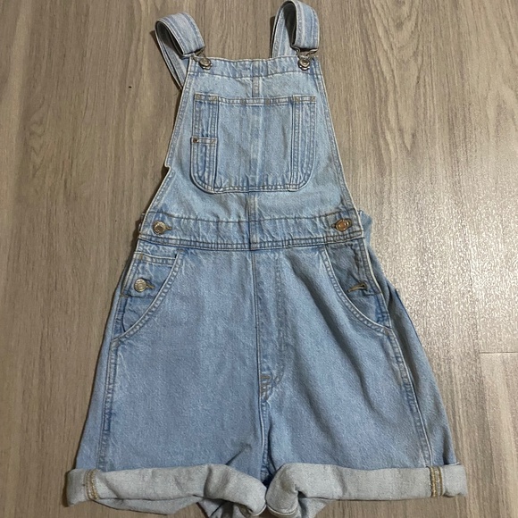 Women’s Blue Jean Short Overalls - Picture 1 of 1